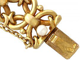 Victorian Pearl Bracelet clasp