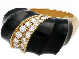 Diamond Onyx Ring