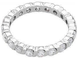 French Full Diamond Eternity Ring