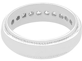 Vintage Unisex Eternity Ring for Sale
