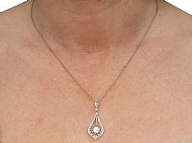 Edwardian Diamond Pendant
