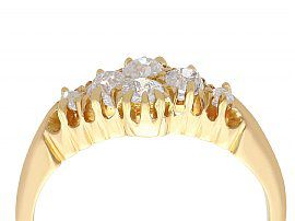 Small Diamond Dress Ring Gold