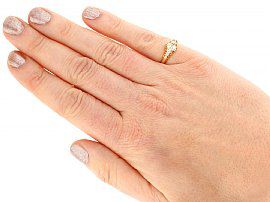 Small Diamond Dress Ring Gold