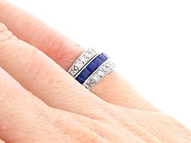 Bilateral Gemstone Ring Vintage 