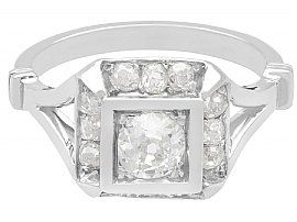 Vintage Diamond Cluster Ring UK 
