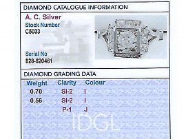 Vintage Diamond Cluster Ring UK 