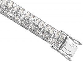 Antique Platinum Diamond Bracelet Clasp