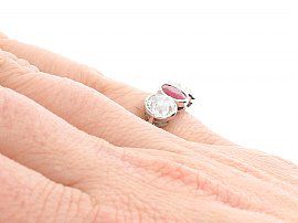 Ruby and Diamond Trilogy Ring