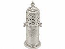 Britannia Standard Silver Lighthouse Style Caster - Antique William III