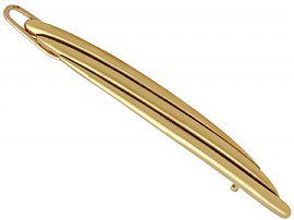 Gold Cartier Hair Clip for Sale