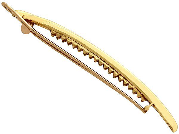 Gold Cartier Hair Clips for Sale | AC Silver