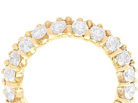 Double Row Diamond Eternity Ring For Sale 