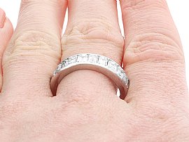 Diamond Eternity Ring Being Worn