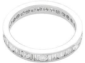Baguette Cut Diamond Eternity Ring UK
