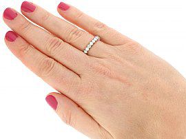 Vintage Full Diamond Eternity Ring