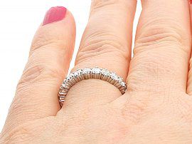 Vintage Full Diamond Eternity Ring