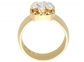 Victorian Diamond Ring Yellow Gold