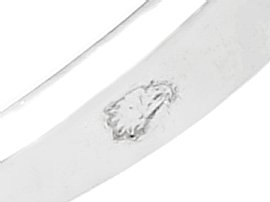 Round Brilliant Cut Solitaire Diamond Ring Hallmarks