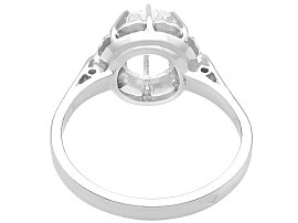 French 0.81 Carat Diamond Solitaire Ring