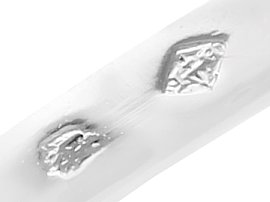 0.81 Carat Diamond Solitaire Ring Hallmarks