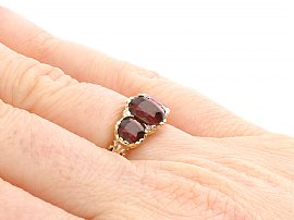 Antique Garnet Dress Ring 