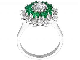 Large Emerald and Diamond Ring 