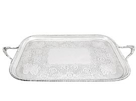 Large Sterling Silver Tray