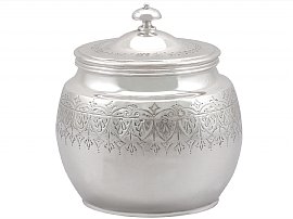 Skinner and Co Silver Tea Caddy