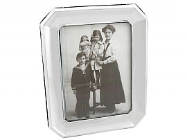 English Sterling Silver Picture Frame