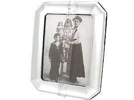 English Sterling Silver Picture Frame Size