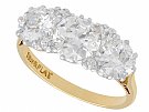 2.76ct Diamond and 18ct Yellow Gold Trilogy Ring - Vintage Circa 1940 