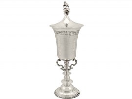 Sterling Silver Cup and Cover Omar Ramsden