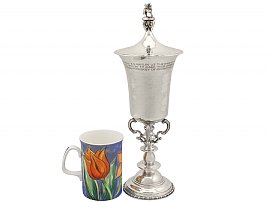 Sterling Silver Cup and Cover Size