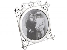Sterling Silver Photograph Frame - Antique Edwardian (1905)