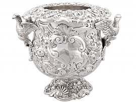 Sterling Silver Wine Cooler - Antique George III