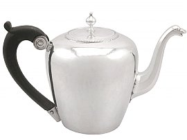 French Antique Silver Teapot
