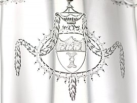 18th Century Tea Caddy in Silver