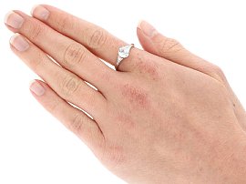 Wearing 1.29 Carat Diamond Ring