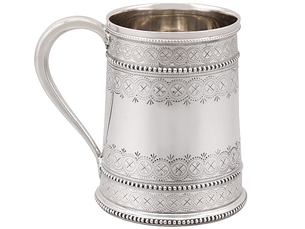 Antique Silver Christening Mug 