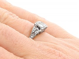 1940s Vintage Solitaire Diamond Ring