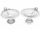 Sterling Silver and Glass Tazzas/Centrepieces - Antique Victorian (1859)