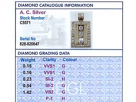 F Colour Diamond Pendant in Gold 