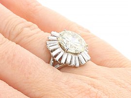 Vintage Boucheron Diamond Ring on Hand