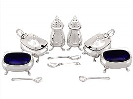 Sterling Silver Condiment Set 