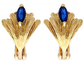 Mellerio Earrings with Sapphires