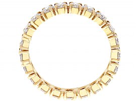 1980s Gold Diamond Eternity Ring