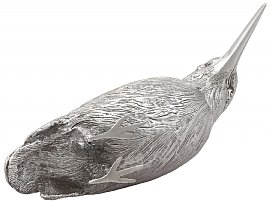 Silver Bird Ornament