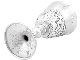 17th Century Silver Goblet Underside 