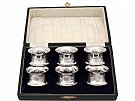 Sterling Silver Napkin Rings Set of Six - Antique Victorian (1897)