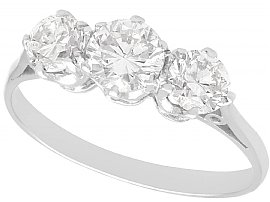 Platinum Trilogy Diamond Ring UK